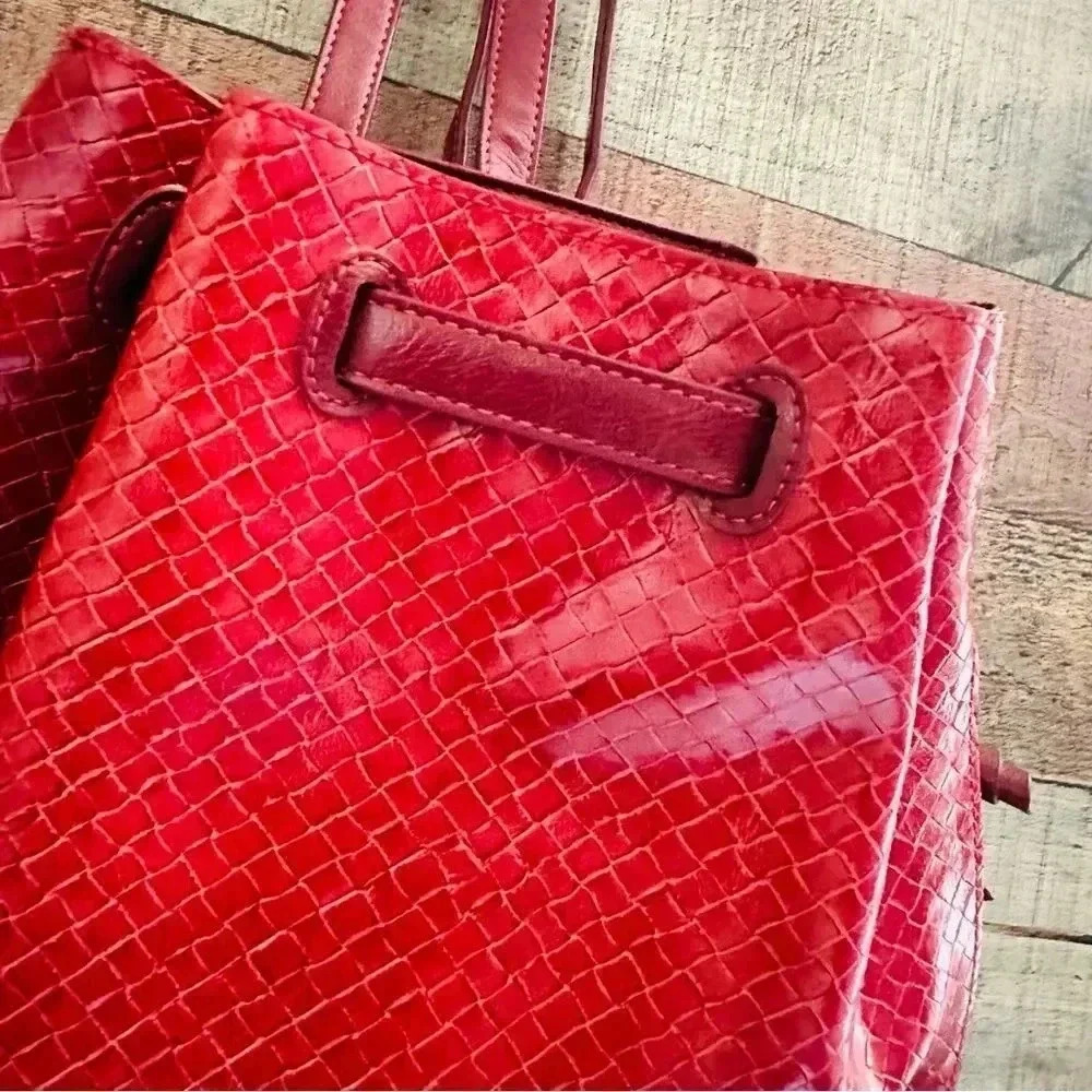 Relic Brand Leather Vintage Pull Backpack - Picture 8 of 12